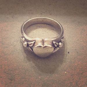 James Avery heart ring